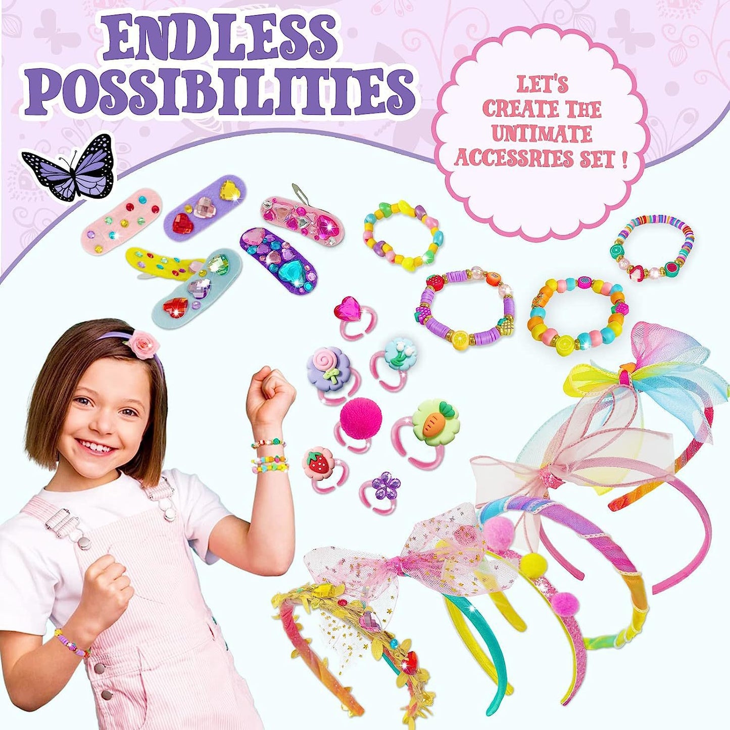 Toys for Girls 3-6 Years, Arts and Craft Kits for Kids, Girls Toys Ages 4-6, Craft Kits Toys for Little Girls Ages 3 4 5 6 7