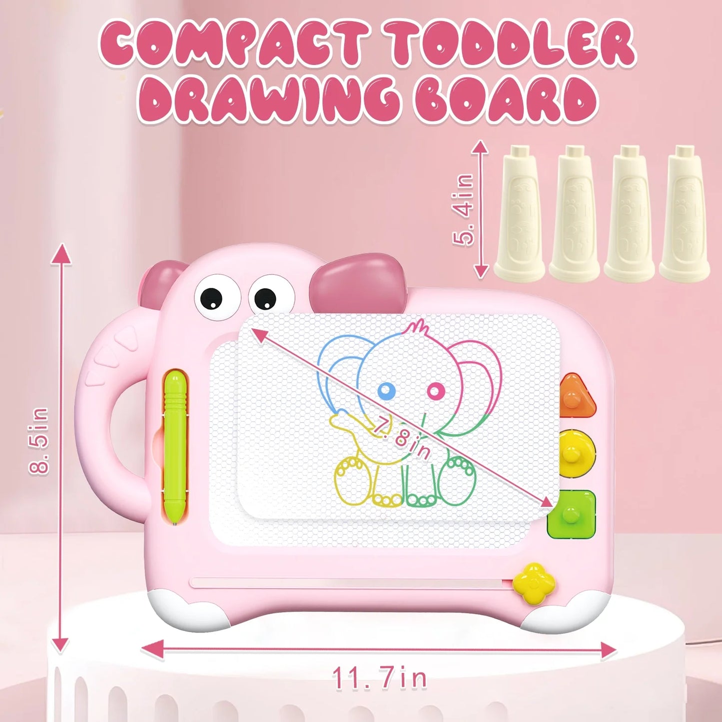 Toys for 1 Year Old, Learning Toys for 1 2 3 Year Old Girls, Early Education Drawing Board, Toddler Toys 1-3 for Girls