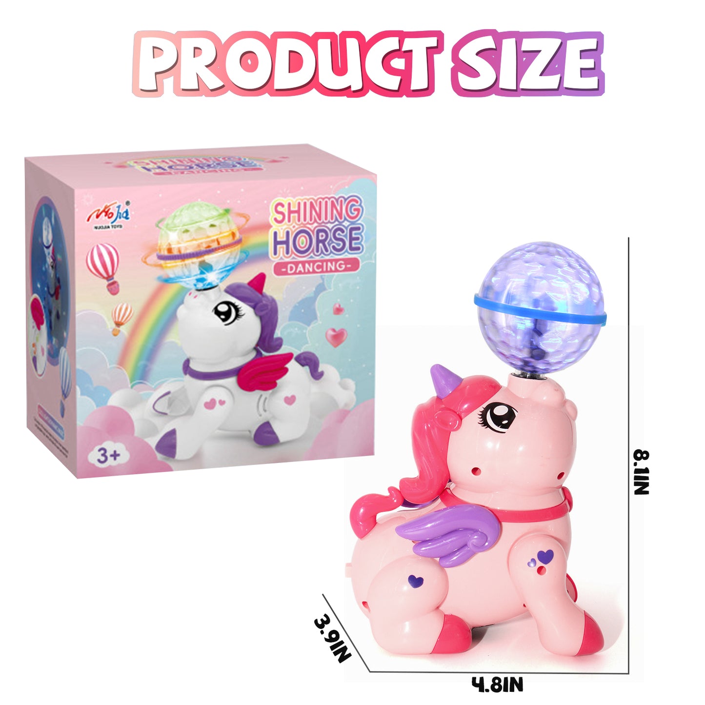 Baby Toys 6-12 Months, Light Up Music Baby Crawling Toys for 12-24 Months, Learning Toys for 1 Year Old Girls, Toy for Toddlers 1-3