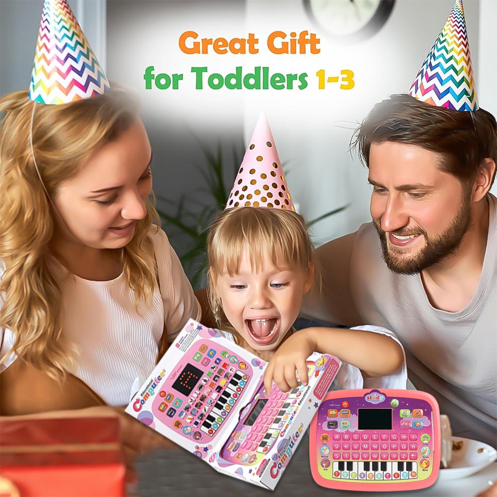 Tablet Toy for Toddlers 1-3, Preschool Learning Toys for Toddler 2 3 4 5 Year Old Boys Girls, Educational Toys for Girls Boys Age 2-5 Year Old