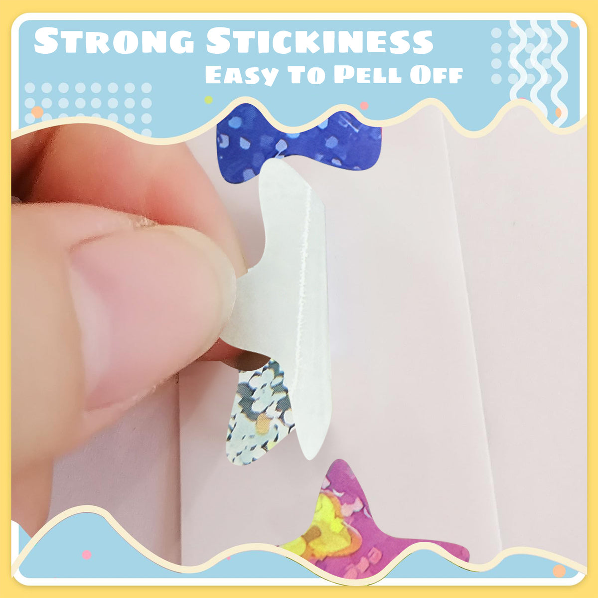 2 Rolls 1000 Pcs Star Expression Stickers for Reward, 1 inch 10 Colors Sparkly Foil Holographic Face Stickers, for Crafts Teacher Essential Supplies