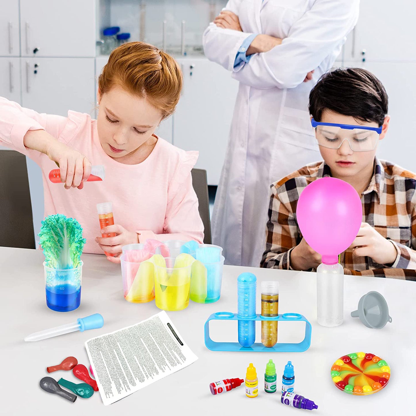 Science Kits for Kids, 150 Lab Experiments, Birthday Gifts and Toys for 4 5 6 7 8 9 10-12 Years Old Boys Girls Kids