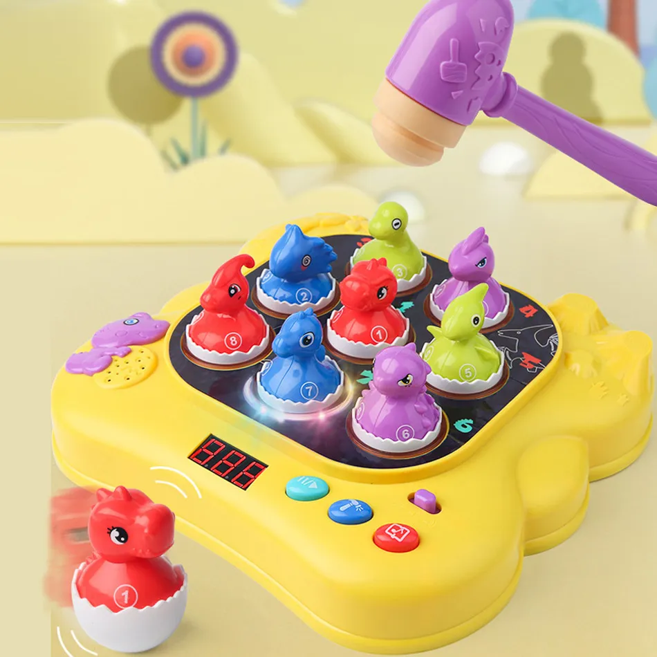 Whack A Dinosaur Game, Toys for Toddlers,  Learning Educational Toys for 1 2 3 4 5 6 Years Old Boys Girls