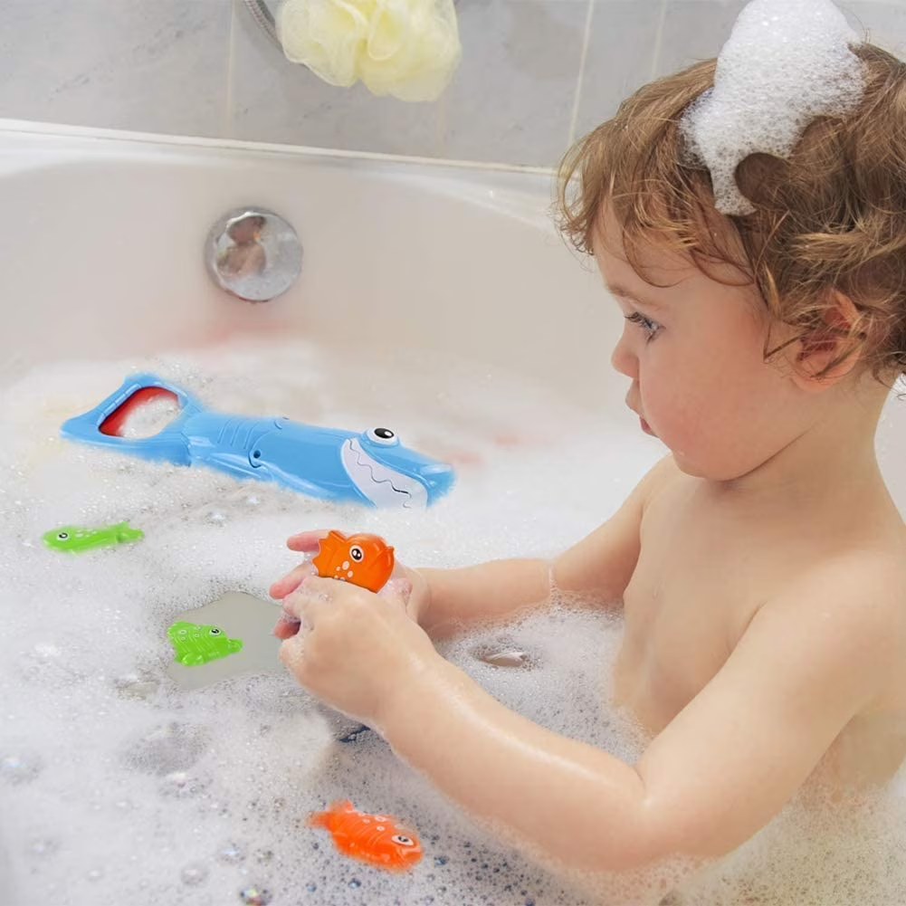 Bath Toys 2-5 Years, Shark Grabber Pool Bathtub Water Toys for Kids 3-6,Bath Toys for Toddlers 1-3 Birhtday Gifts
