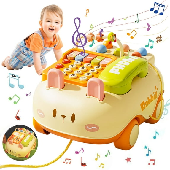 Toys for 1 Year Old, Baby Phone Toys, Infant Toys 6 to 12-18 Months, Early Toddler Education Toy Gift for 1 2 3 Year Old Boy Girl