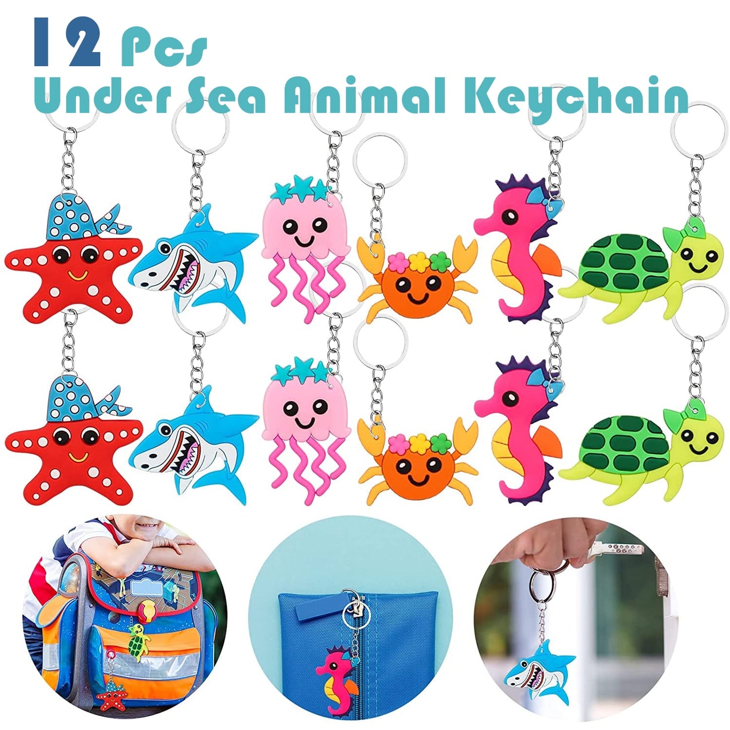 134Pcs Party Favors for Kids, Sea Animal Birthday Party Favors, Christmas Gifts, Goodie Bag Stuffers for Kids, Carnival Prizes, Filler Stuffers Toys for Classroom