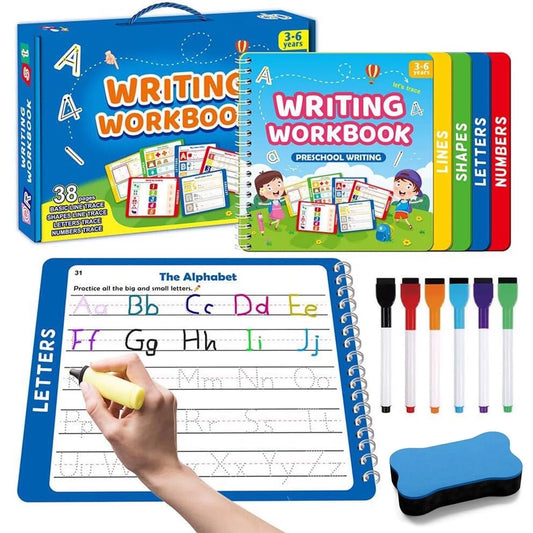 Preschool Learning Toys for Kids 3-6 Years Boy Girl, Handwriting Practice Educational Toddlers Toys 3 4 5 6 Years