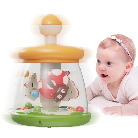 Infant Toys, Press to Spin Baby Toys, Fine Motor Skills Development, Learning Toys for Toddlers 1-3