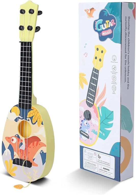 Musical Instruments Toys for Girls 3 6 Years, 17in Kids Toy Cute Dinosaur Guitar Learning Educational Toys for Toddler Kid Girls Children Age 4 5 6 7 8 9 10 Year Old