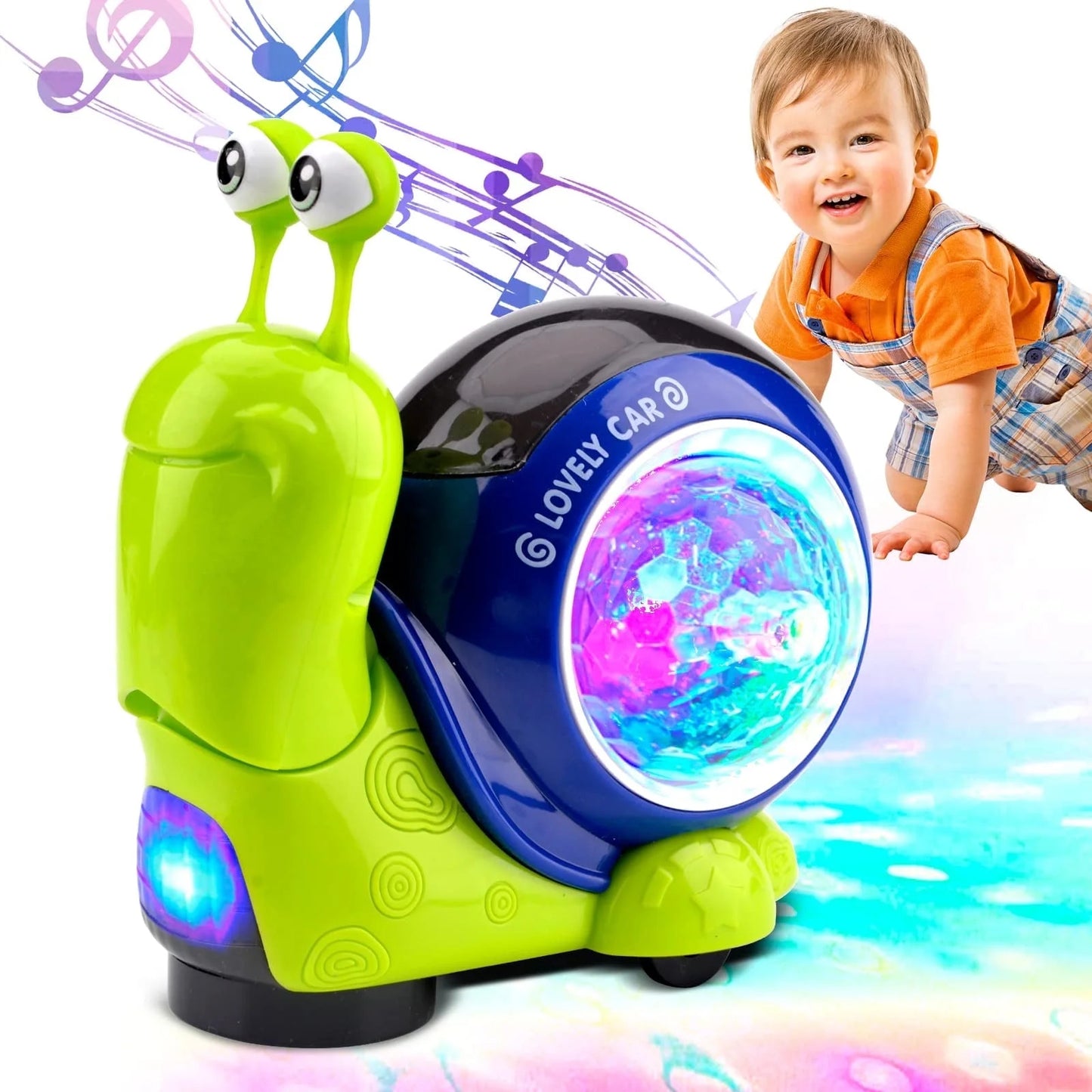 Baby Toys 6-12 Months,Musical Crab Crawling Toys, Light & Sound, Kids Educational Learning Toys, Baby Toys for 12-24 Months