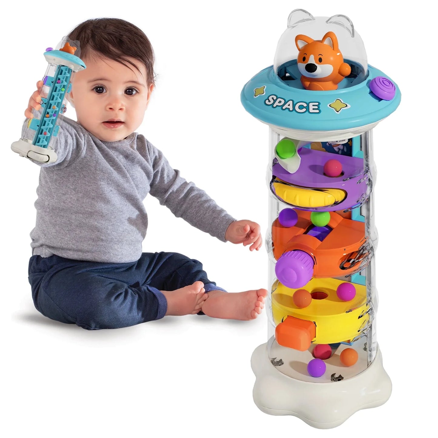 Montessori Learning Toys for 2 3 4 Years Old, Travel Sensory Toys for Toddlers 1-3, Learning Fine Motor Skills, Christmas Birthday Gifts
