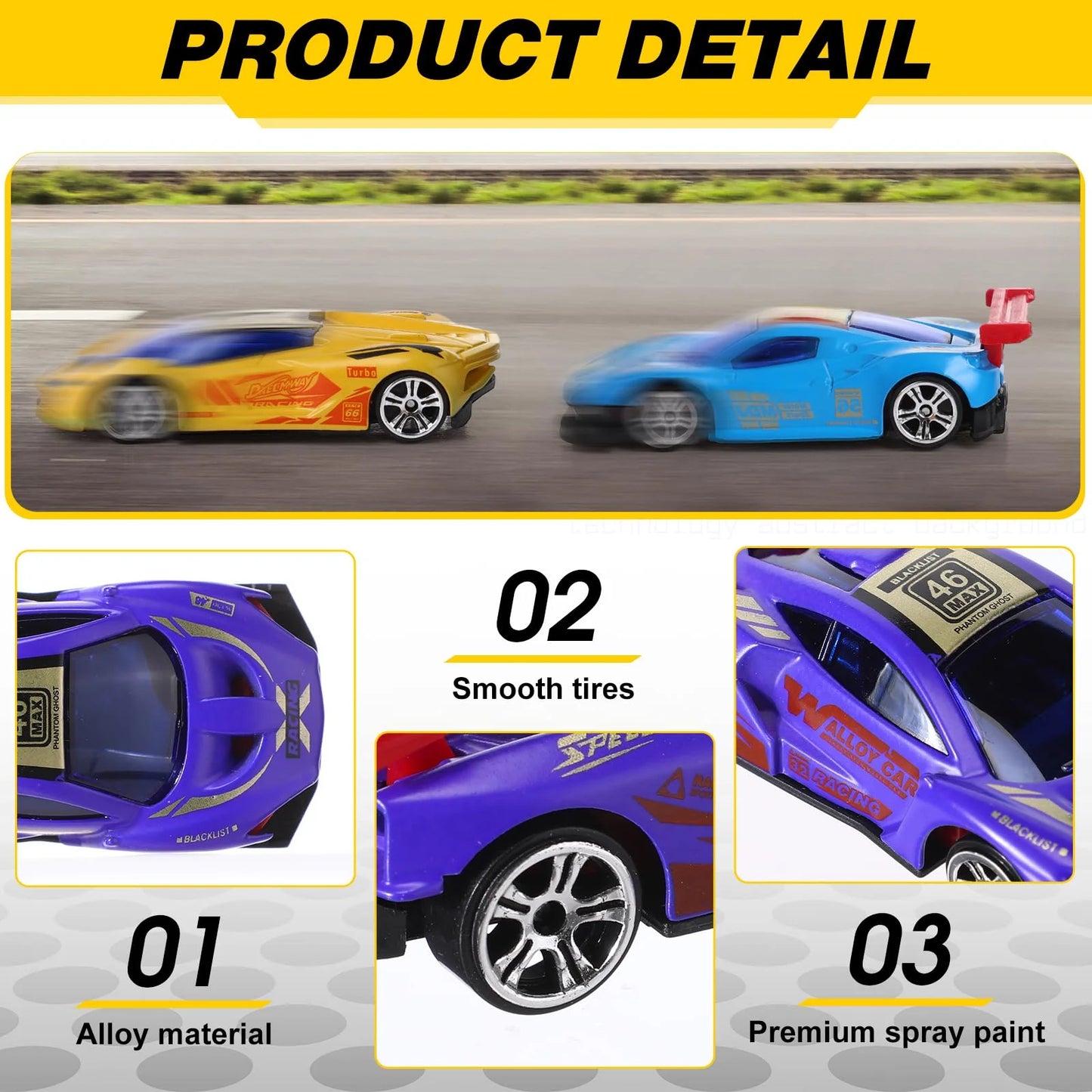 6 Pcs Color Change Cars Toy Vehicles in Water Color Changing Bath Toys Car Goodie Bags Fillers Funny Gift for Kids Toddlers Themed Party Favors
