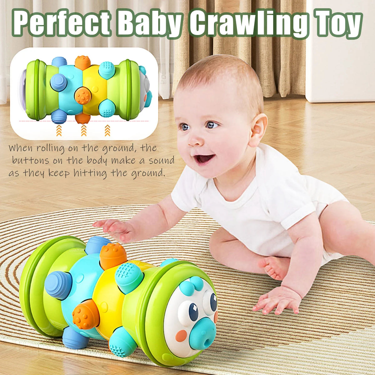 Sytle-Carry Infant Toys, Early Educational Baby Toys, Boy Girl Toddler Toys
