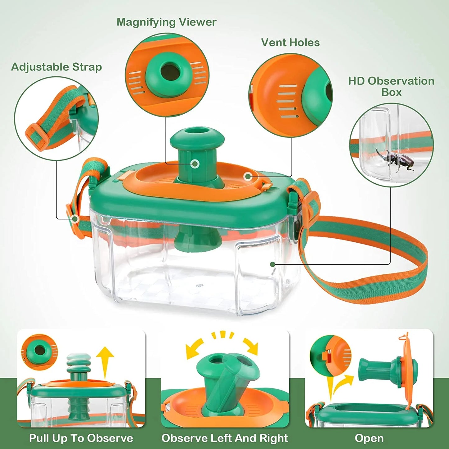 Bug Catcher Kit for Kids - Outdoor Toys for Kids Ages 4-6 8-12,Birthday Gift Science for Kids 6-8