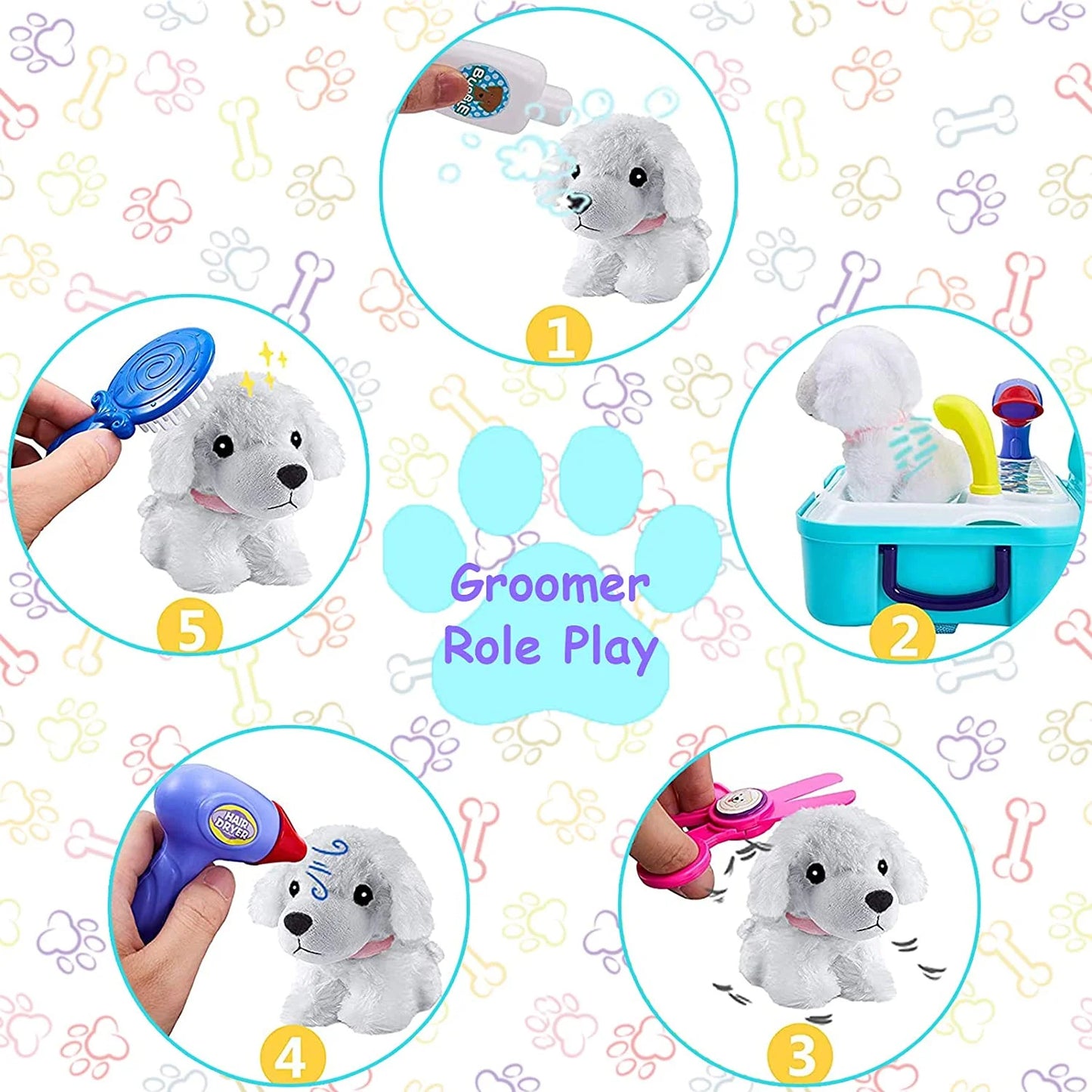 Pretend Play Toys for 2 3 4 Year Old Boys Girls, Toy for Toddler Girl Age 2 3 4 5 6 7, Birthday Gifts Toys for Little Girls 3-5 Year Old Toddlers
