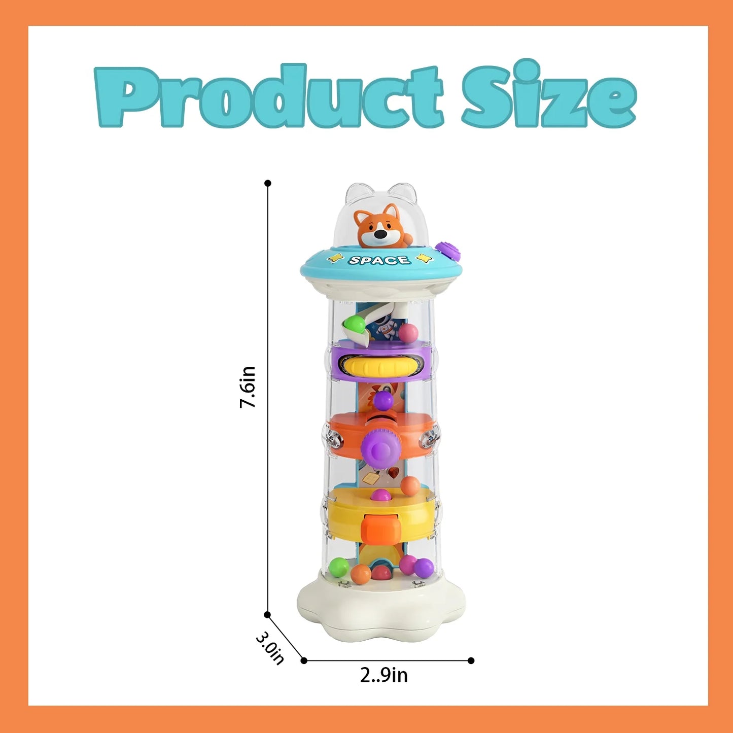 Montessori Learning Toys for 2 3 4 Years Old, Travel Sensory Toys for Toddlers 1-3, Learning Fine Motor Skills, Christmas Birthday Gifts