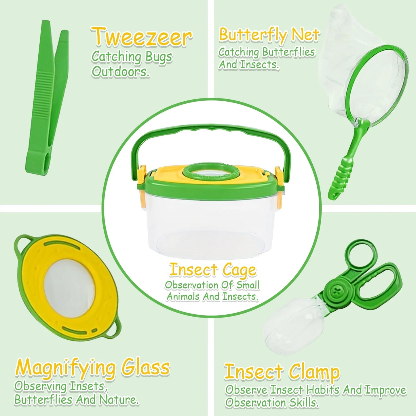 Bug Catcher Kit for Kids, Summer Outdoor Toys for Kids Ages 4-8, Birthday Gift Science for Kids 6-8