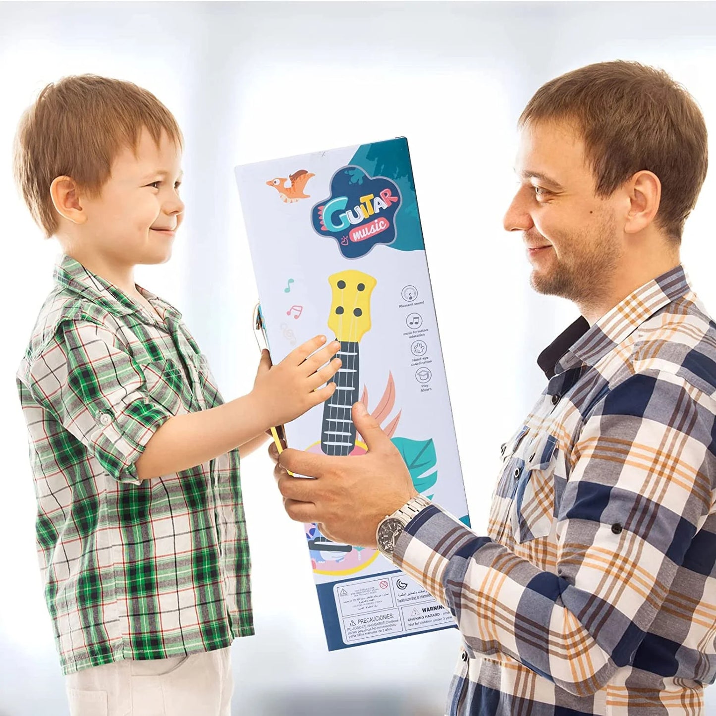 Musical Instruments Toys for Girls 3 6 Years, 17in Kids Toy Cute Dinosaur Guitar Learning Educational Toys for Toddler Kid Girls Children Age 4 5 6 7 8 9 10 Year Old