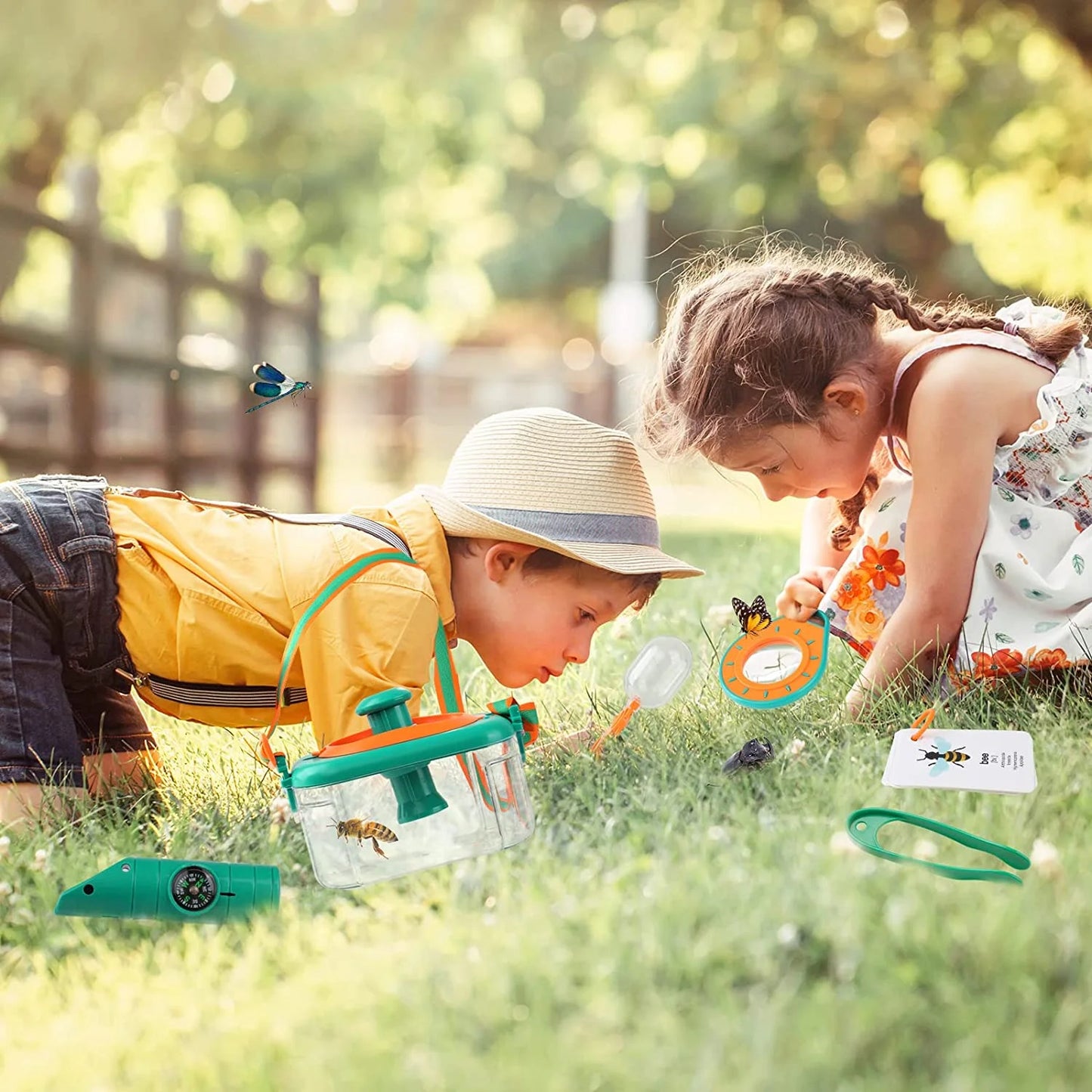 Bug Catcher Kit for Kids - Outdoor Toys for Kids Ages 4-6 8-12,Birthday Gift Science for Kids 6-8