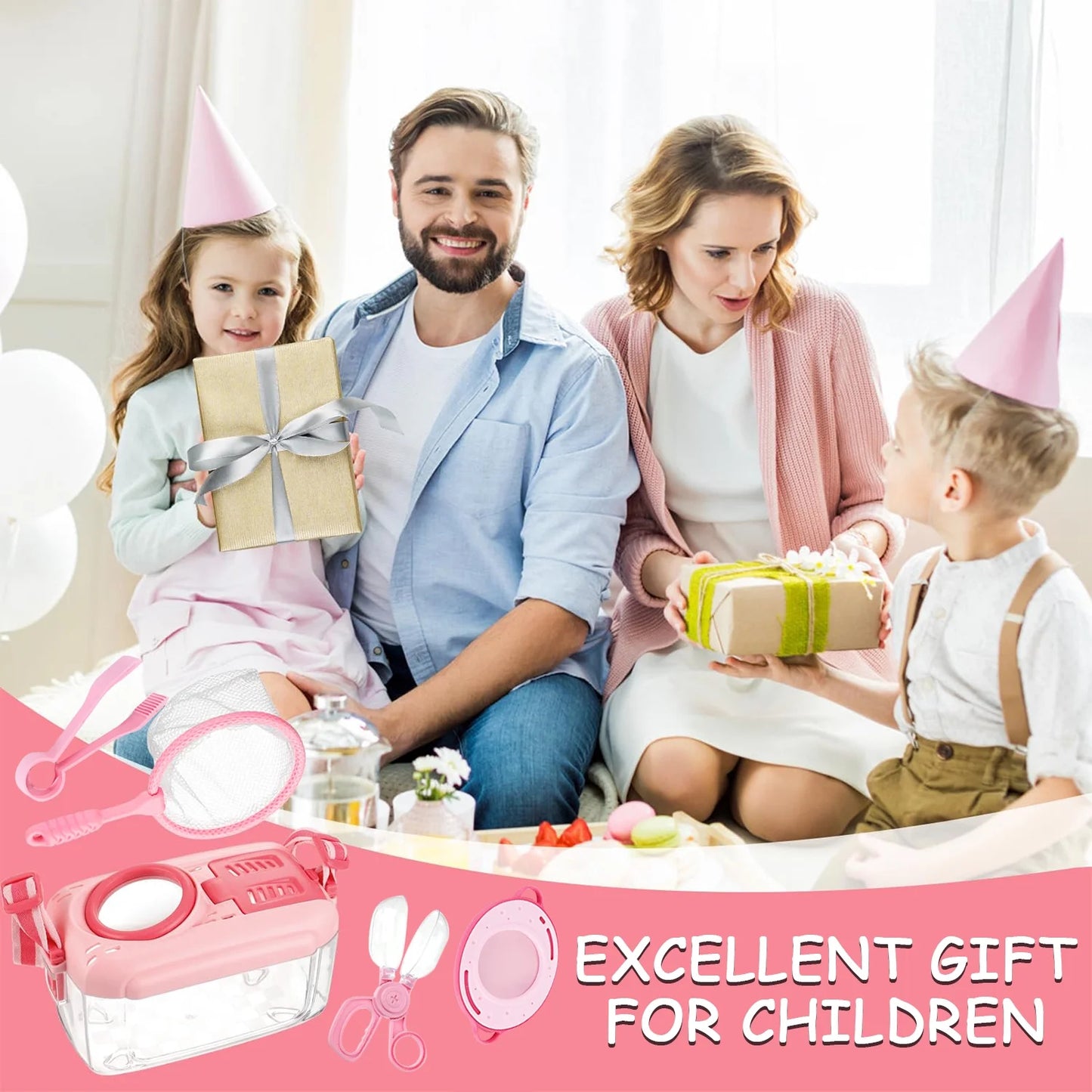 Bug Catcher Kit,Outdoor Toys for Kids Ages 4-8 8-12,Toddler Outside Toys for 3 4 5 6 7 8+ Year Old Boys Birthday Gift