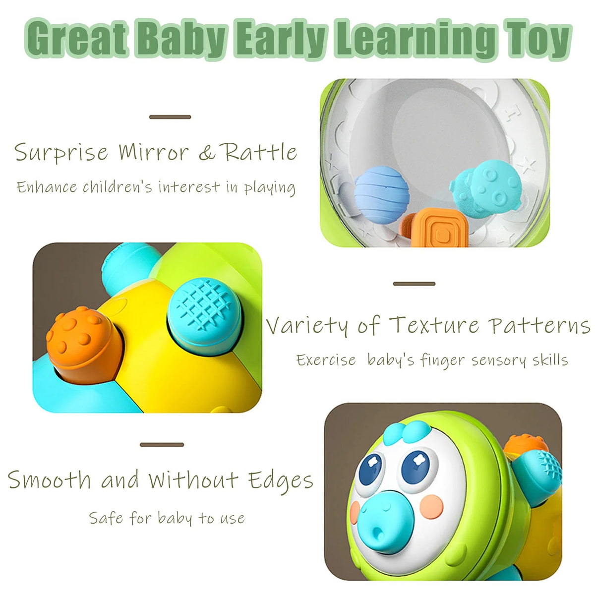 Sytle-Carry Infant Toys, Early Educational Baby Toys, Boy Girl Toddler Toys