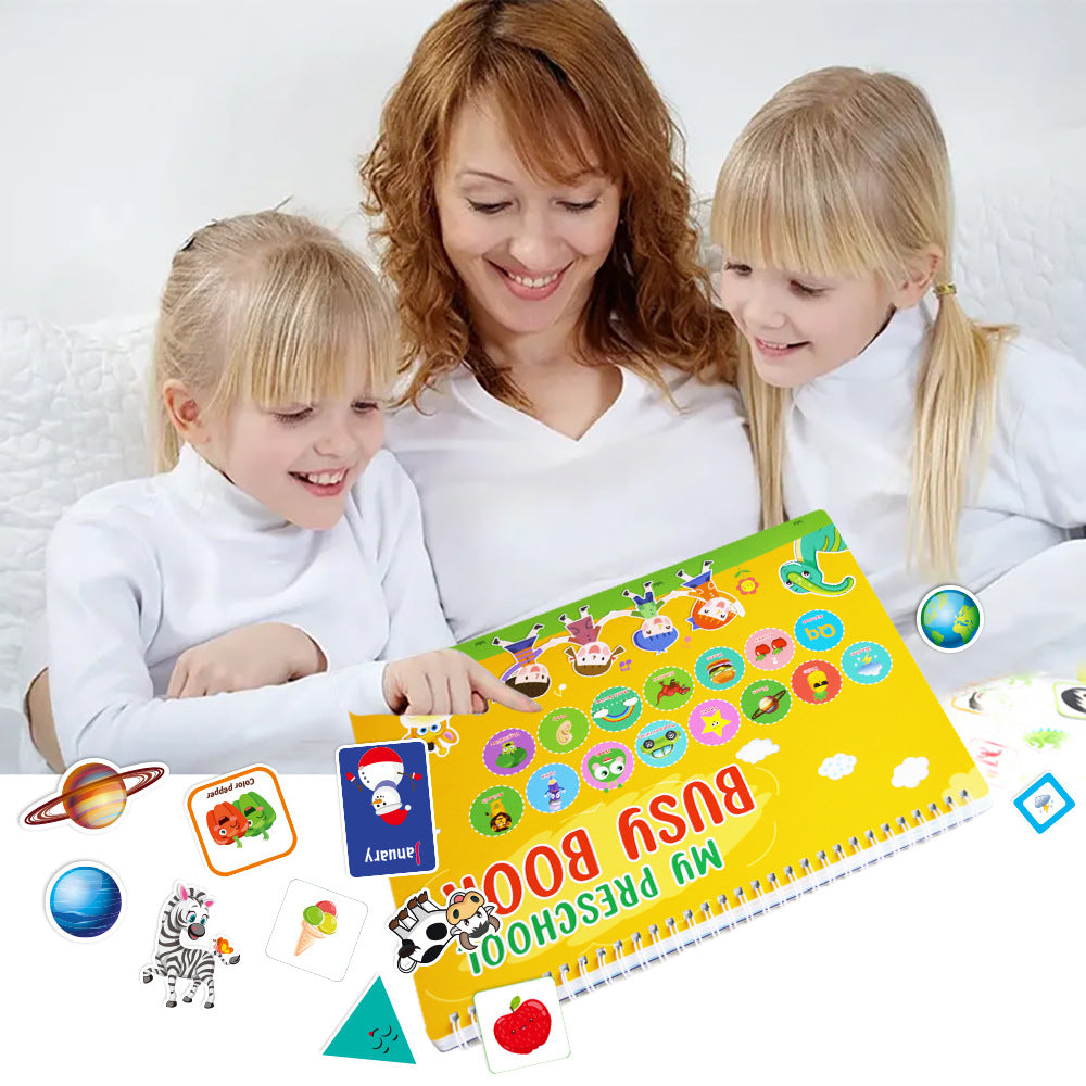 Montessori Learning Toys for Toddlers 2-4, Educational Busy Books for Kids Aged 3 4 5 Years Old