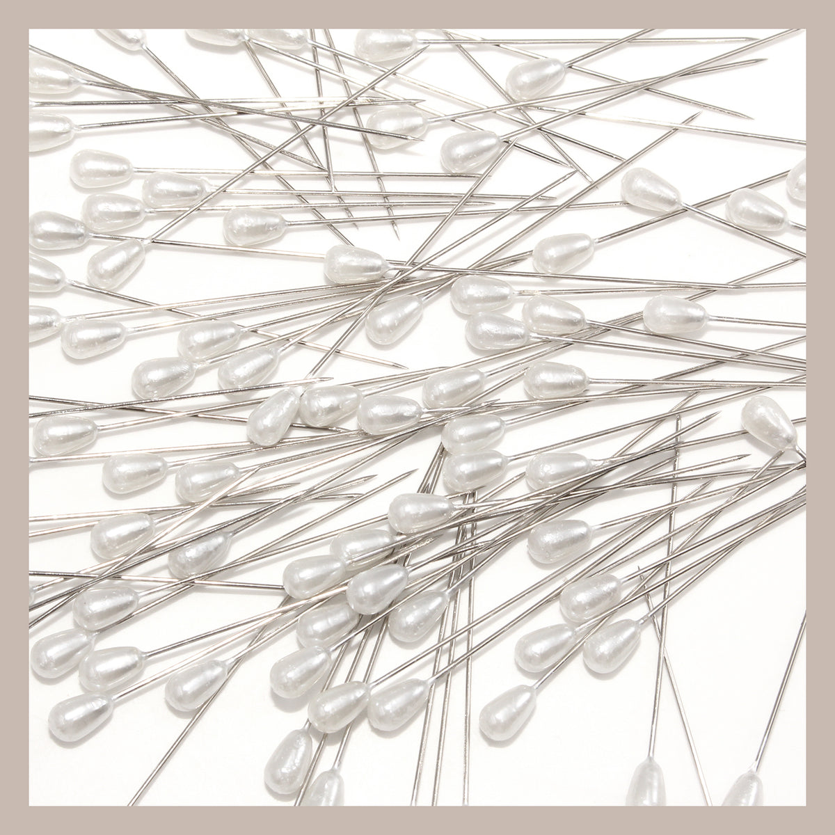 Style-Carry 200 Pack White Pearl Head Straight Pins, Pearl Head Corsage for DIY Craft and Sewing Supplies,Wedding Flower Decorations