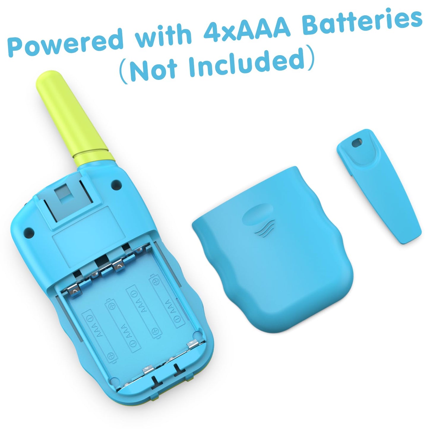 Toys for 3-12 Year Old Boys Girls, Easter Basket Stuffers, Walkie Talkies for Kids 22 Channels 2 Way Radio Toy with Backlit LCD Flashlight, 3 Miles Range for Outside, Camping, Hiking